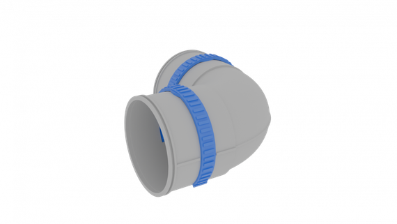 Отвод 90° Flexag FL75-PP90