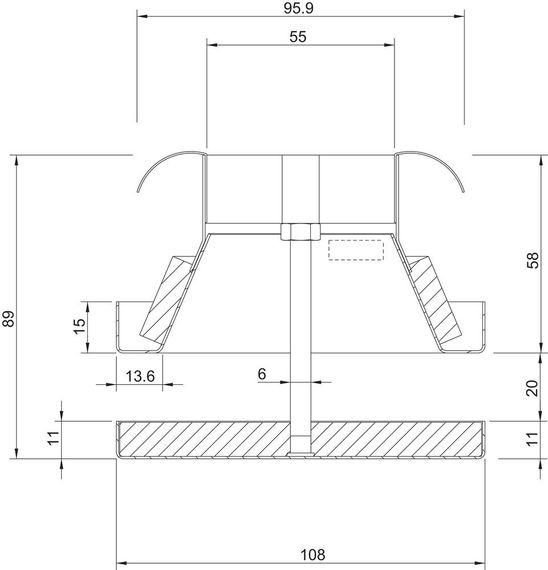Диффузор шумоподавляющий стальной приточный SystemAir TFF 80