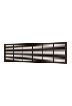 Решетка вентиляционная ДП фланец 220х60 переточная 227х67 пластик Brown ERA