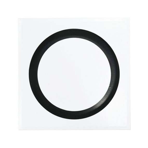 Диффузор приточно-вытяжной на магнитах регулируемый НД-160 декоративный металлический белый