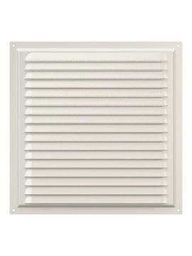 Решетка вентиляционная МЭ сетка 300х300 окрашенная сталь Ivory ERA