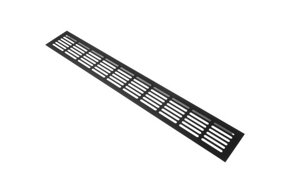 Решетка Визионер МВМС 300х40 мм Черная матовая
