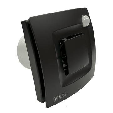 Вентилятор накладной Soler & Palau Silent Dual 100 MATT BLACK (таймер, датчик влажности, датчик движения, программируемый)