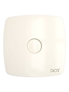 Вентилятор накладной RIO D125 обратный клапан Ivory DICITI