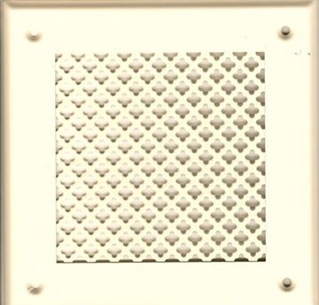 Решётка 210*250 слоновая кость, мелкий цветок