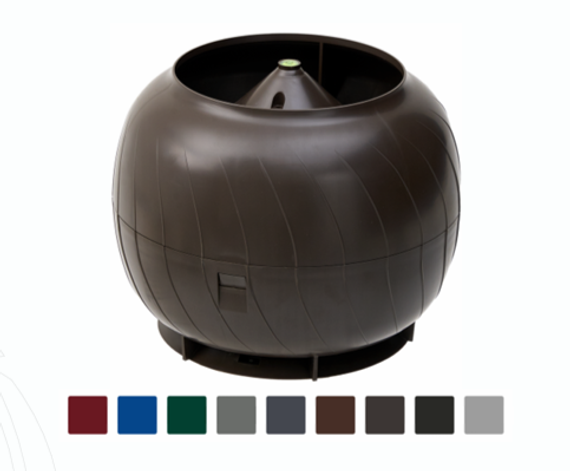 Дефлектор статический (колпак), Ø 160 мм серый графит RAL 7024, серия Static