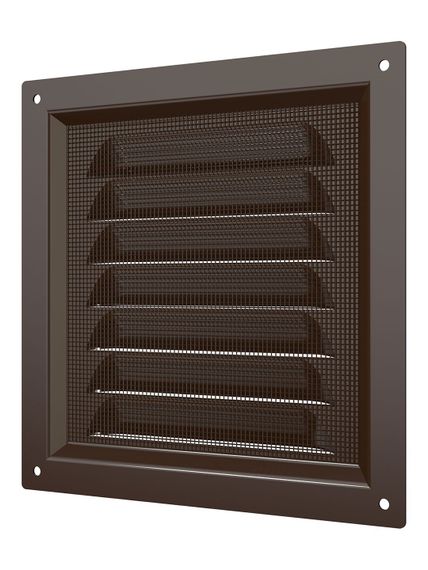 Решетка вентиляционная МЭ сетка 150х150 окрашенная сталь Brown ERA