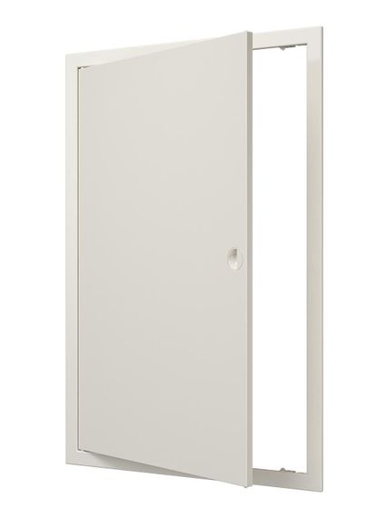 Люк ревизионный ЛР фланец 396х596  ручка 418х618 пластик Ivory EVECS