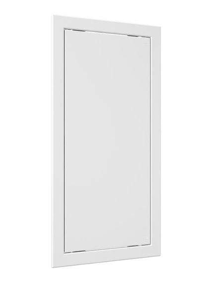 Люк ревизионный AD фланец 196х396 нажимной 218х418 пластик AURAMAX