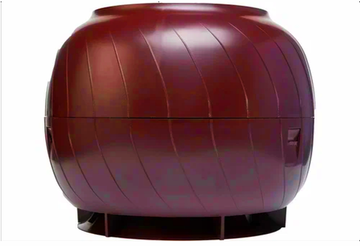 Дефлектор статический (колпак), Ø 160 мм бордовый RAL 3009, серия Static