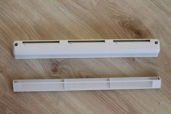 Оконный приточный клапан Ventec VT 701 с контролем потока воздуха и акустической шумоизоляцией