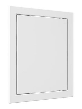 Люк ревизионный Л фланец 196х246 нажимной 218х268 пластик EVECS