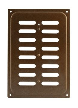 Решетка с заслонкой (заглушкой) 165х240 мм Старая Медь
