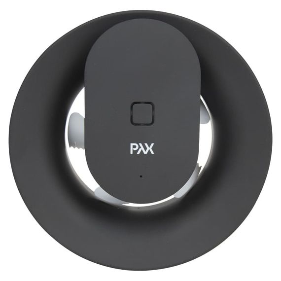 Вентилятор накладной PAX Norte Black (таймер, датчик влажности, программируемый, Bluetooth управление)