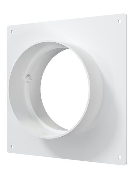 Площадка торцевая SKNP фланец D100 соединитель 150x135 пластик ERA