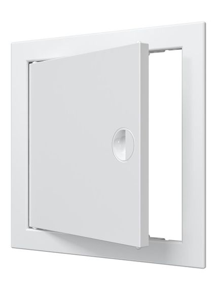 Люк ревизионный ЛР фланец 196х196 ручка 218х218 пластик EVECS