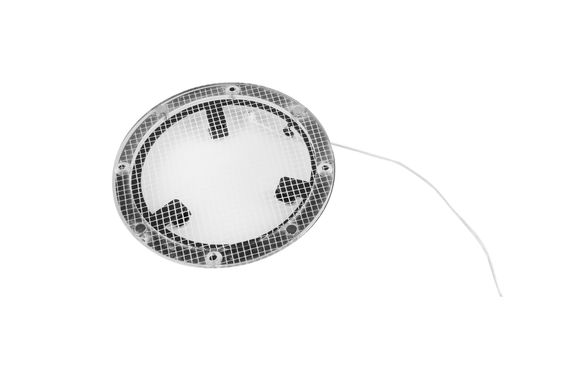 Решетка скрытого монтажа для натяжного потолка SECRET d150мм с вентилятором на шарикоподшипнике d100мм с выходом на трубу 60х204мм