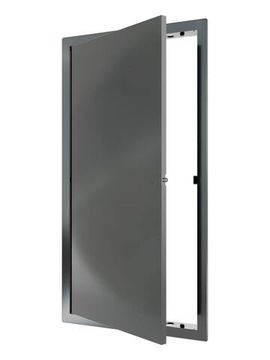 Люк ревизионный LN фланец 200х400 нажимной 223х423 пластик Gray EVECS