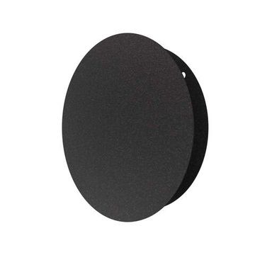 Решетка вентиляционная сетка разъемная на магнитах D140 окрашсталь Black ERA