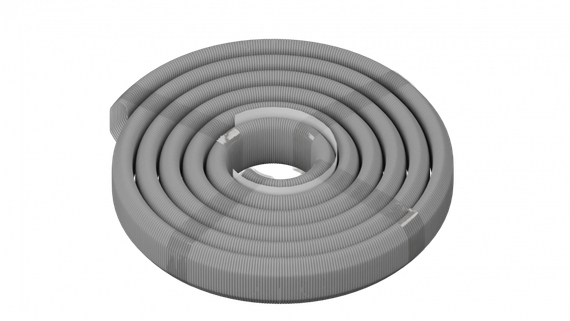 Гибкий воздуховод Flexag FL-AT-20-S антибактериальный и антистатический, 20 м