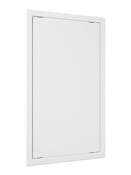 Люк ревизионный Л фланец 296х496 нажимной 318х518 пластик EVECS