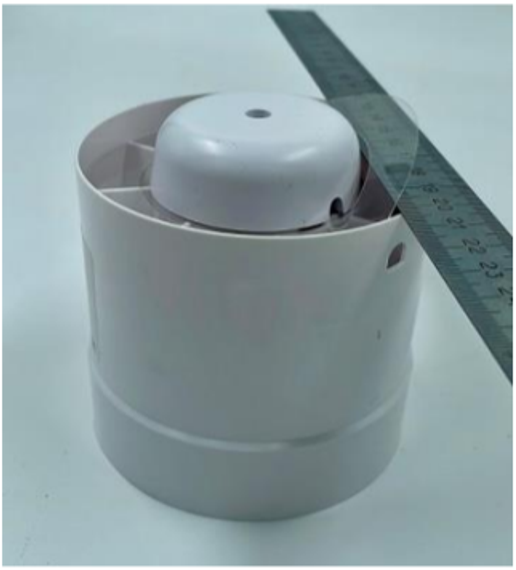 Вентилятор канальный Виенто ВКО 100К-В (двигатель на шарикоподшипниках и с обратным клапаном)