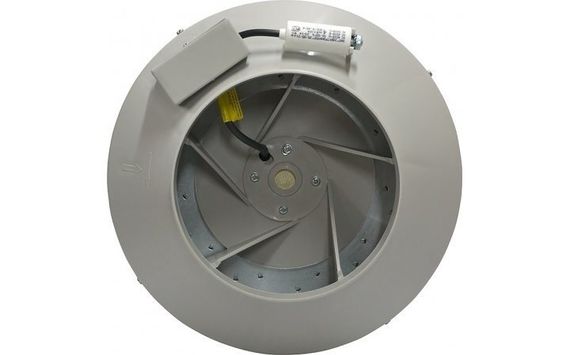 Вентилятор канальный Ровен VCZpl-K-100 в пластиковом корпусе (Колесо и двигатель с внешним ротором Sanmu)