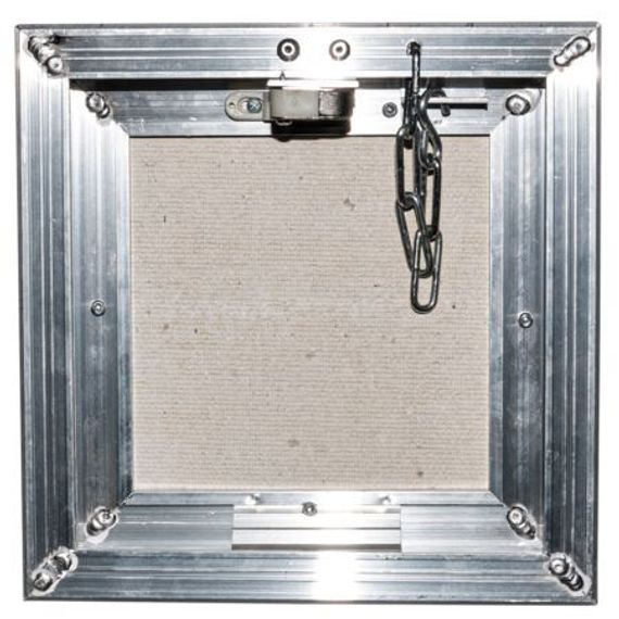 Люк ревизионный D Ceramo 600х300 скрыт.монтаж съемный алюминий EVECS