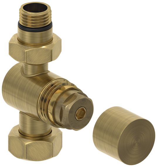 Вентиль Сунержа прямой под шестигранник (G 1/2&quot; НР х G 3/4&quot; НГ)