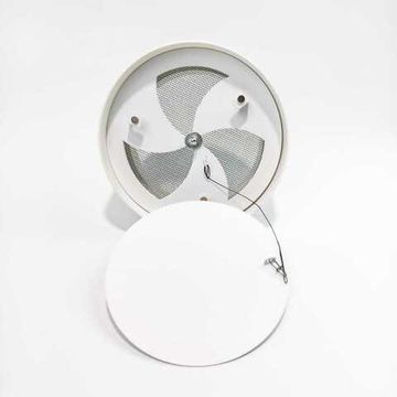 Диффузор теневой Visioner TDNP125W белый/белая крышка для натяжного потолка с регулировкой потока воздуха D 125 мм