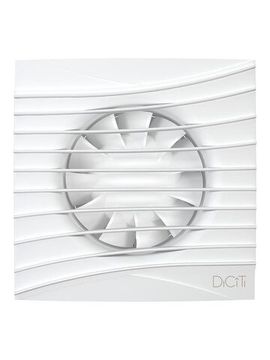Вентилятор накладной SILENT D100 обратный клапан Matt white DICITI