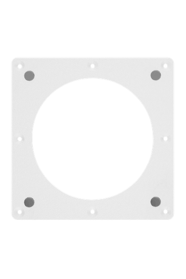 Вентилятор теневой Technova SHADOW 100К Квадрат с обратным клапаном, под натяжной потолок