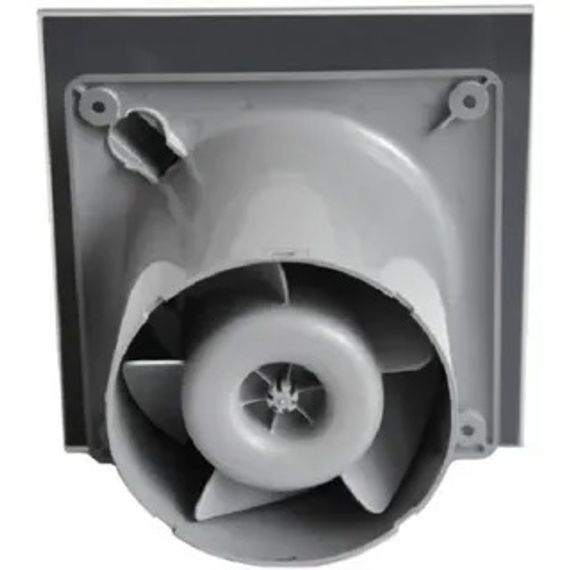 Накладной вентилятор Cata E 100 GSTH Silver (Таймер, датчик влажности, термометр, дисплей)