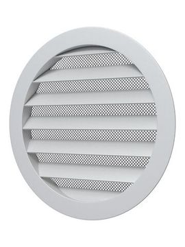 Решетка вентиляционная РКМ фланец D150 сетка D180 алюминий ERA