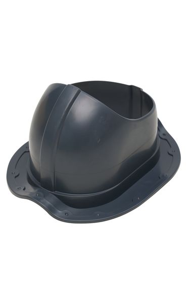 Готовый комплект, изолированный для кровли с профилем Монтеррей (Monterrey) и его аналогами d 125/160 мм, цвет серый графит RAL 7024, серия Static