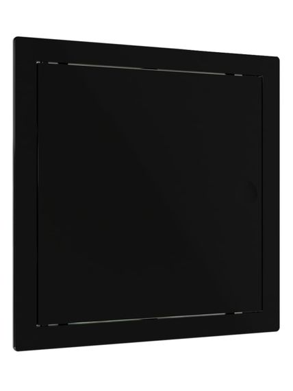 Люк ревизионный LN фланец 150х150 нажимной 172х172 пластик Black EVECS