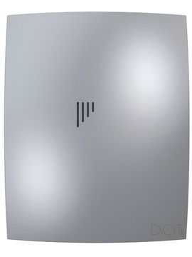 Вентилятор накладной BREEZE D125 обратный клапан Gray metal DICITI