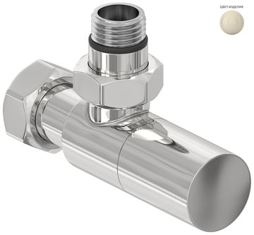 Вентиль Сунержа угловой цилиндр (G 1/2" НР х G 3/4" НГ)