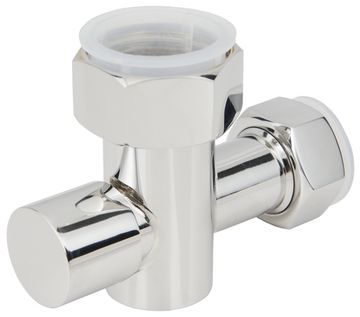 Вентиль запорный с клапаном Стилье скрытый (G 1" НГ х G 3/4" НГ)