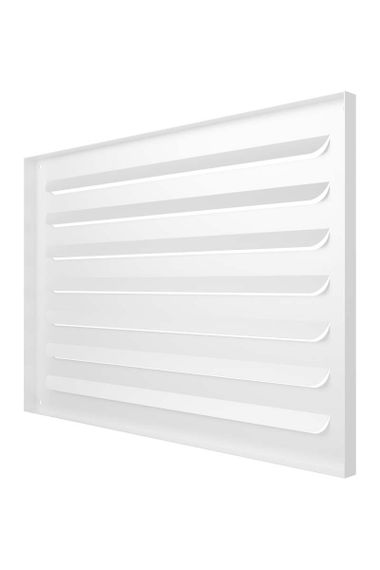 Решетка вентиляционная МВР жалюзи 500х350 окраш.сталь белый ERA
