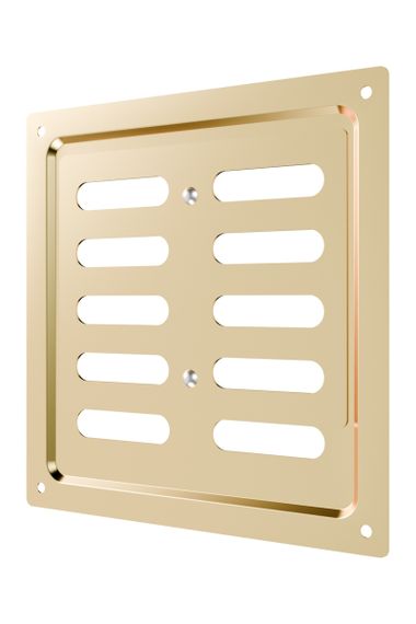 Решетка вентиляционная MER регулируемая 150x154 окраш.сталь Gold ERA
