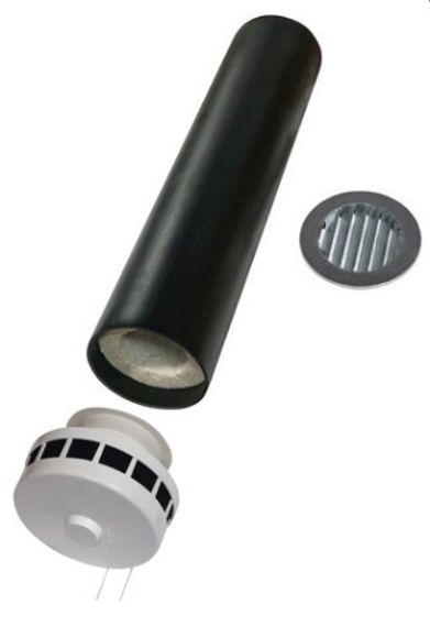 Клапан Инфильтрации Воздуха Airone КИВ 125 0.5м с антивандальной решеткой (комплект 10шт)