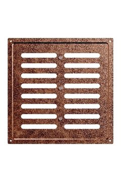 Решетка вентиляционная MER регулируемая 250х250 окраш.сталь Antique copper ERA