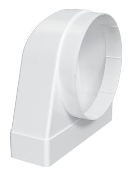 Переходник СККП D100 90° 60х204 пластик ERA