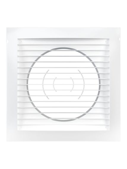 Решетка вентиляционная РСФ фланец D100 150х150 пластик ERA