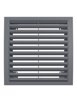 Решетка вентиляционная РРН разъемная 200х200 ASA Gray ERA