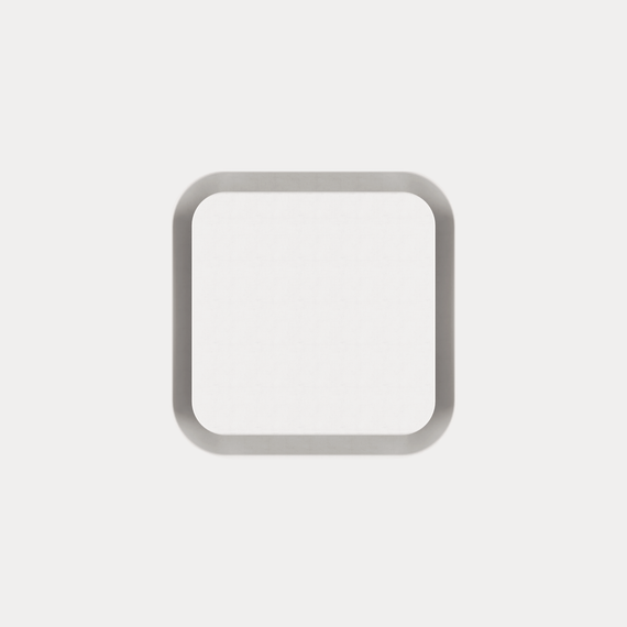 Диффузор под покраску скрытого монтажа SECRET SOFT FRAME D160мм