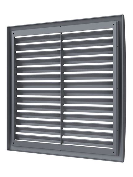 Решетка вентиляционная РРН разъемная 350х350 ASA Gray ERA