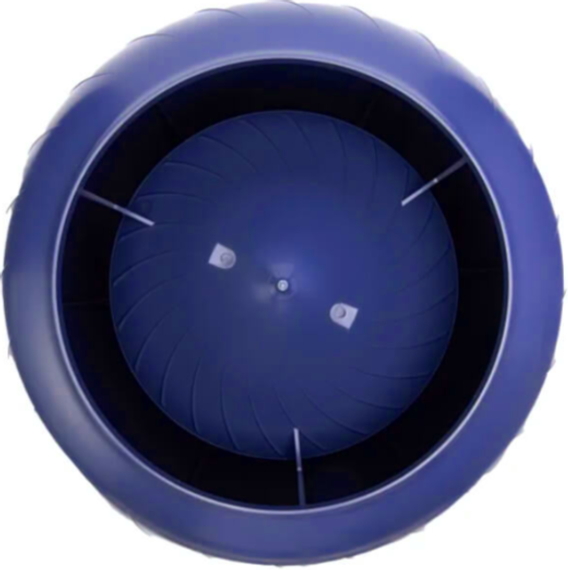 Дефлектор статический (колпак), Ø 160 мм синий RAL 5005, серия Static