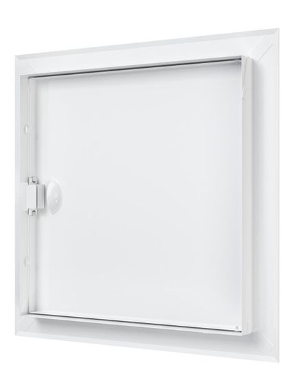 Люк ревизионный ЛТМп фланец 300х300 ручка магнит 360х360 окраш.сталь EVECS